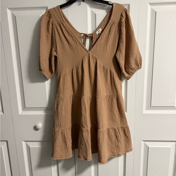 aerie Dresses & Skirts - Aerie Pool to Party Mini Dress 100% Cotton Shoulder Tie Size Small
